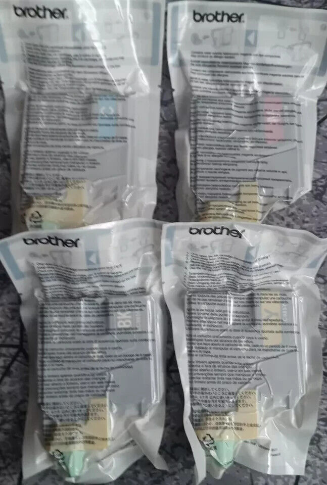 4x Genuine BROTHER LC985 Ink Cartridges - FREE UK DELIVERY! VAT included