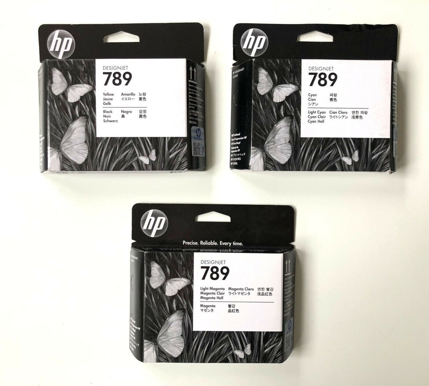 Original HP 789 Printheads (CH612A CH613A CH614A) - FREE UK DELIVERY! VAT inc.