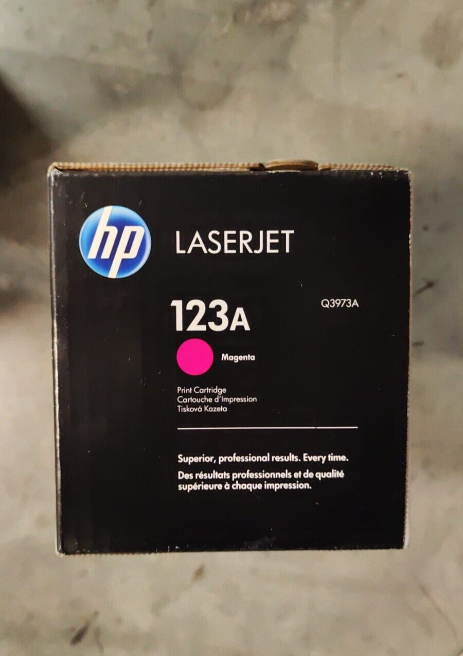 Genuine HP 123A Magenta Toner Cartridge (Q3973A) - FREE DELIVERY! VAT included
