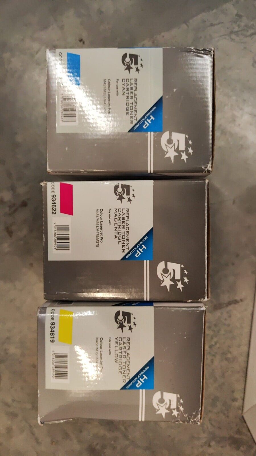 3x Toner Cartridges Compatible with HP 305A Pro M451 M351 M475 M375 VAT included
