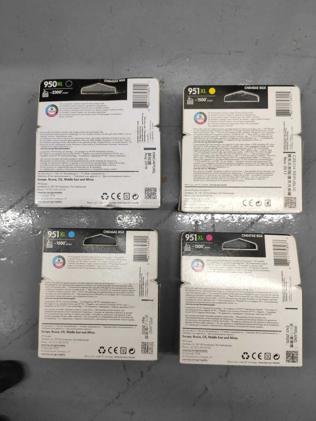 Genuine lot HP 950XL & HP 951XL Ink Cartridges (C2P43AE) - FREE UK DELIVERY