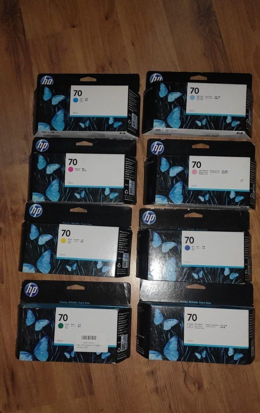 Genuine HP 70 Ink Cartridges (130ml) lot for HP Z2100 Z3100 Z3200 FREE DELIVERY