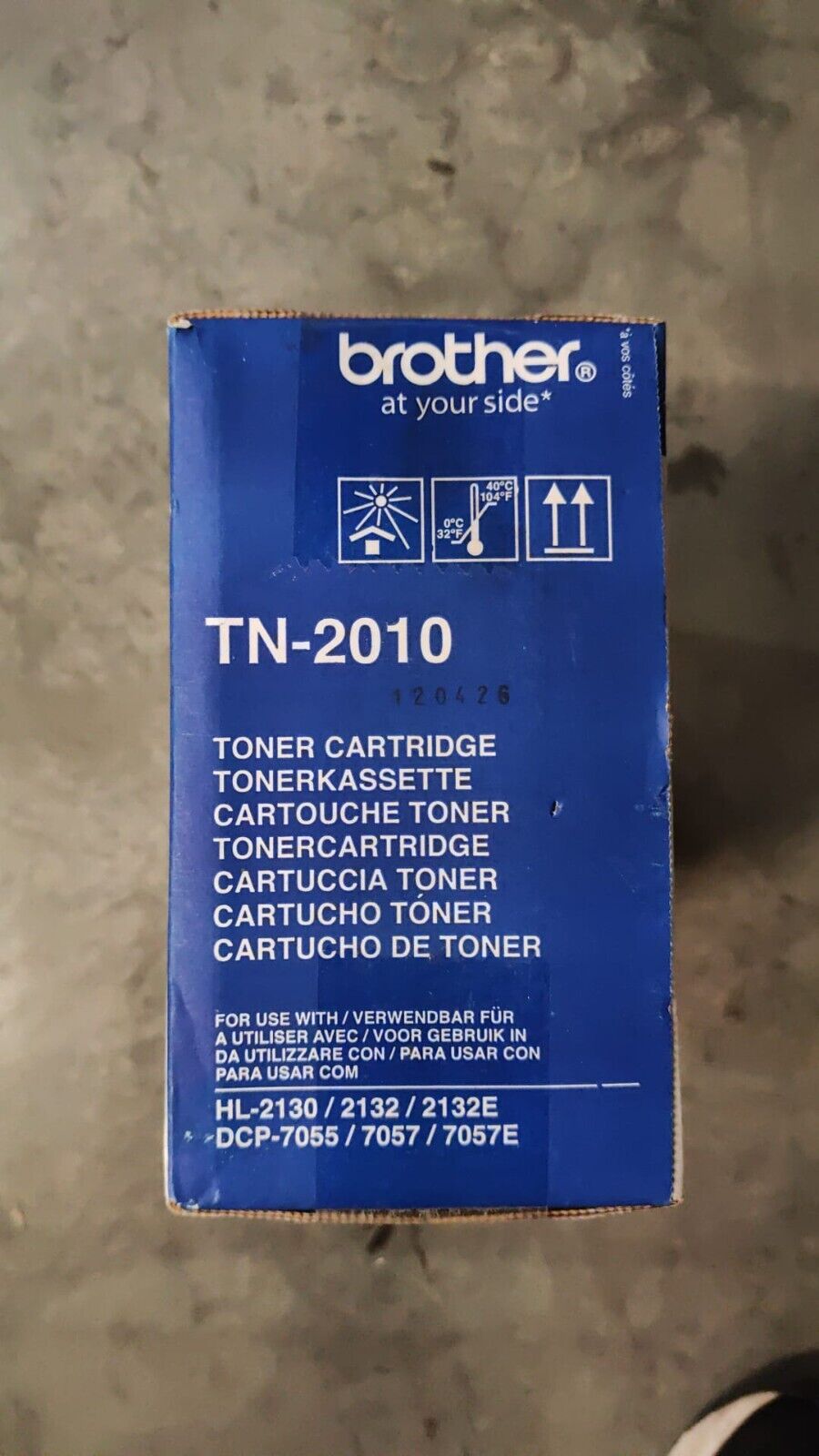 Genuine Brother TN-2010 Black Toner Cartridge - FREE UK DELIVERY! VAT included