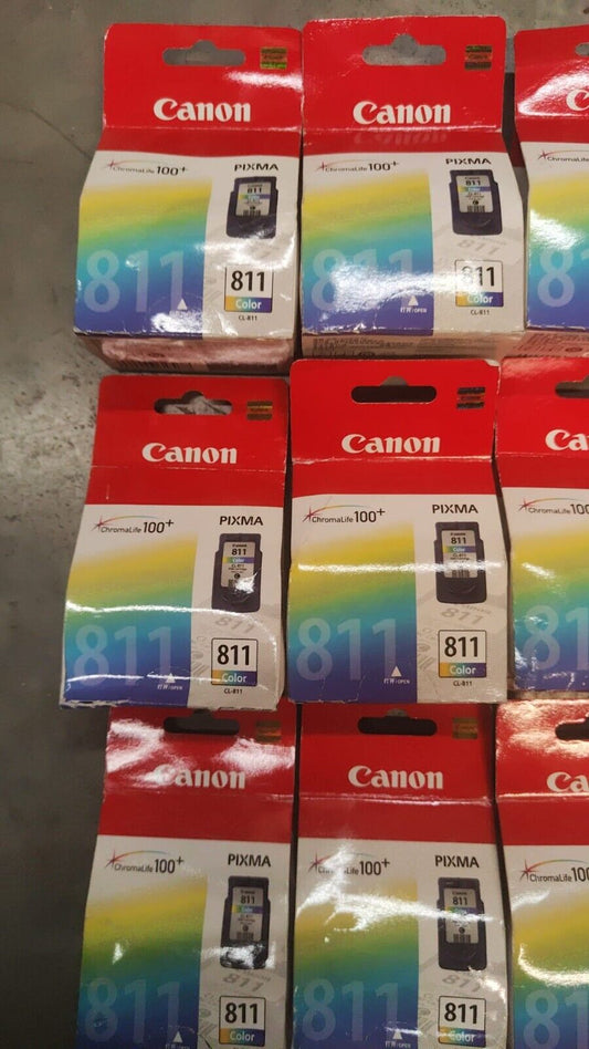 11x Genuine Canon PIXMA CL-811 Colour Ink Cartridges - NEW! Canon 811