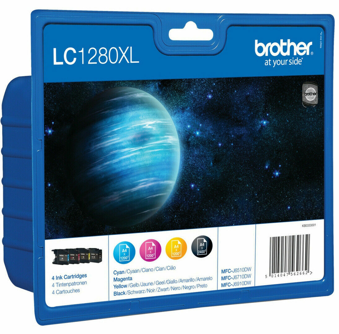 Genuine lot of Brother LC1280XL Ink Cartridges - FREE UK DELIVERY - VAT inc.