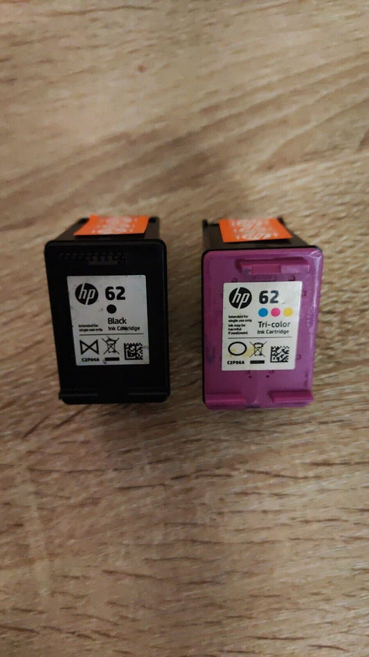 UNBOXED HP 62 Black + Tri-Colour Ink Cartridges - FREE UK DELIVERY! - VAT inc.