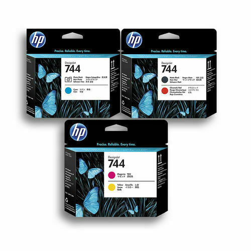 Genuine HP 744 Printheads - F9J86A/F9J87A/F9J88A - Designjet Z2600 Z5600