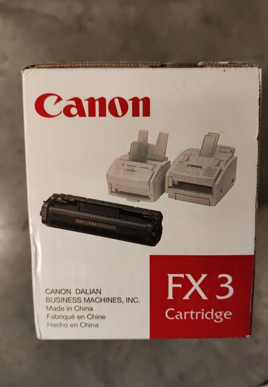 Genuine Canon FX3 Black Laser Toner Cartridge - FREE UK DELIVERY! VAT inc.