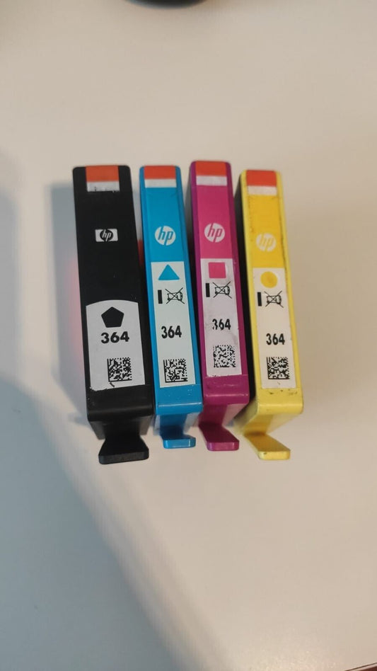 UNBOXED HP 364 Ink Cartridges Black Cyan Magenta Yellow - FREE UK DELIVERY! VAT