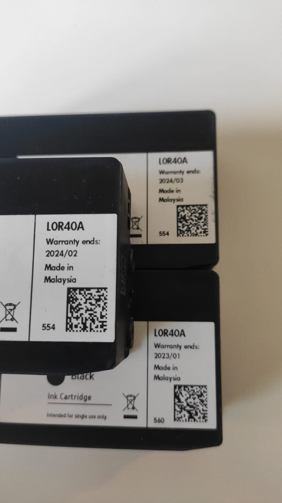 3x Genuine HP 957XL Black Ink Cartridge (NO BOX) L0R40AE - FREE UK DELIVERY!