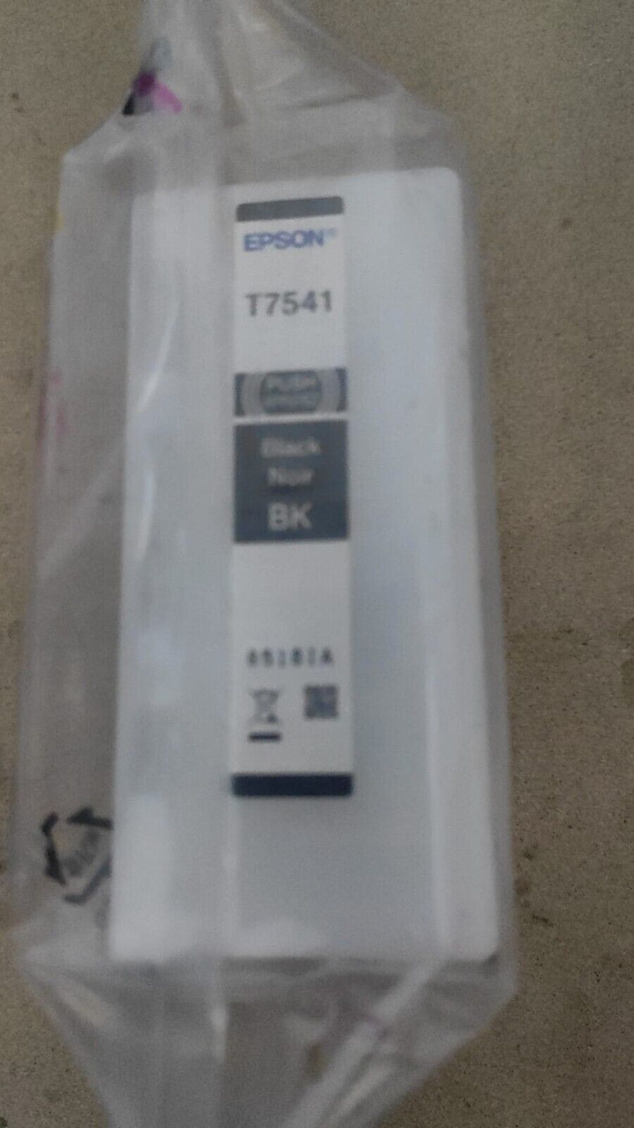 Genuine Epson T7541 Black ink cartridge - FREE UK DELIVERY - VAT included