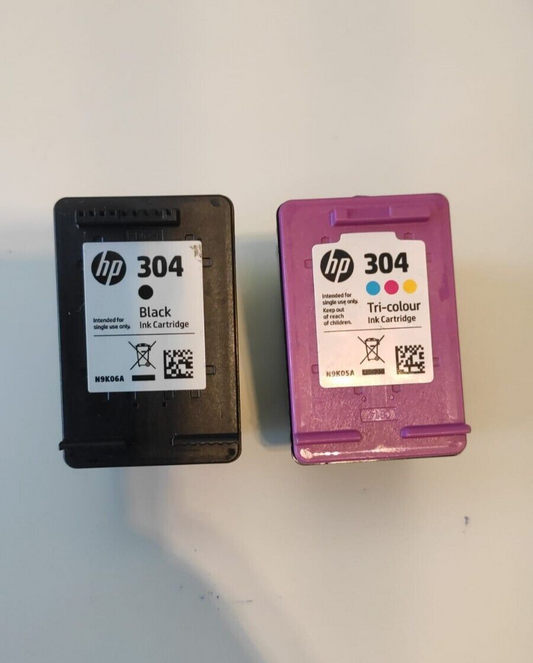 UNBOXED HP 304 Black & Colour Ink Cartridges - FREE UK DELIVERY - VAT included