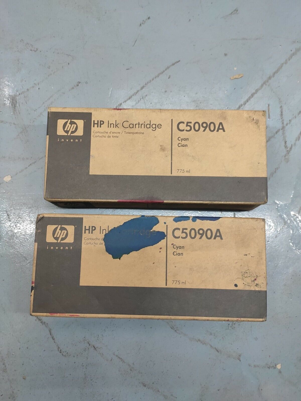 Genuine HP 76 Cyan Ink Toner Cartridge (C5090A) 775ml - FREE UK DELIVERY - VAT