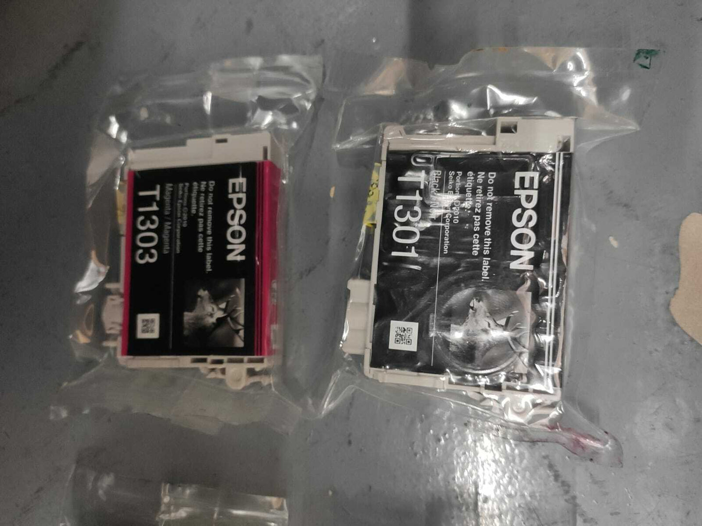 Genuine Epson T1301 Black + T1306 Multipack Stag ink cartridges - FREE DELIVERY!