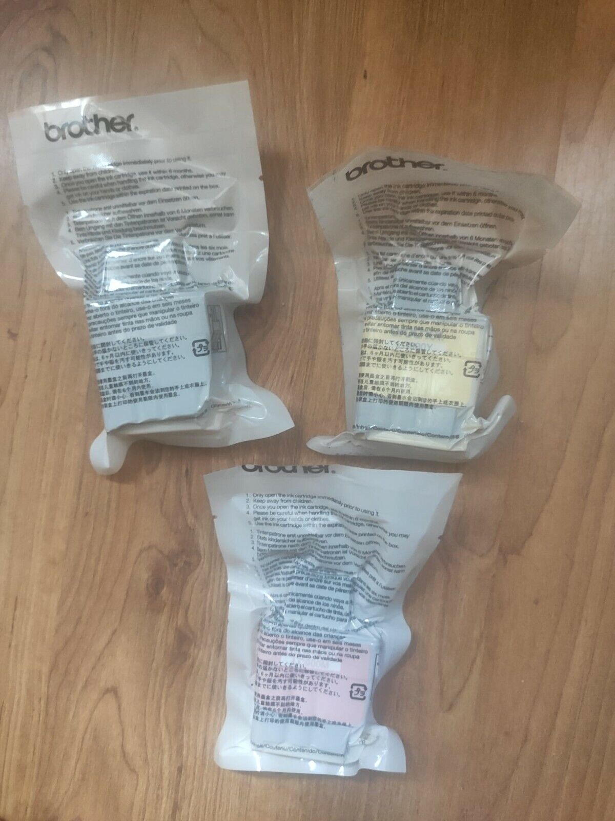 3x Genuine Brother LC900 Black Magenta Yellow Ink Cartridges (no Cyan) - VAT inc