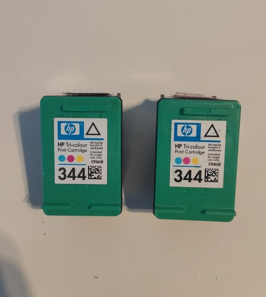 2x UNBOXED HP 344 Colour Ink Cartridges (C9363E) - FREE UK DELIVERY! VAT inc.