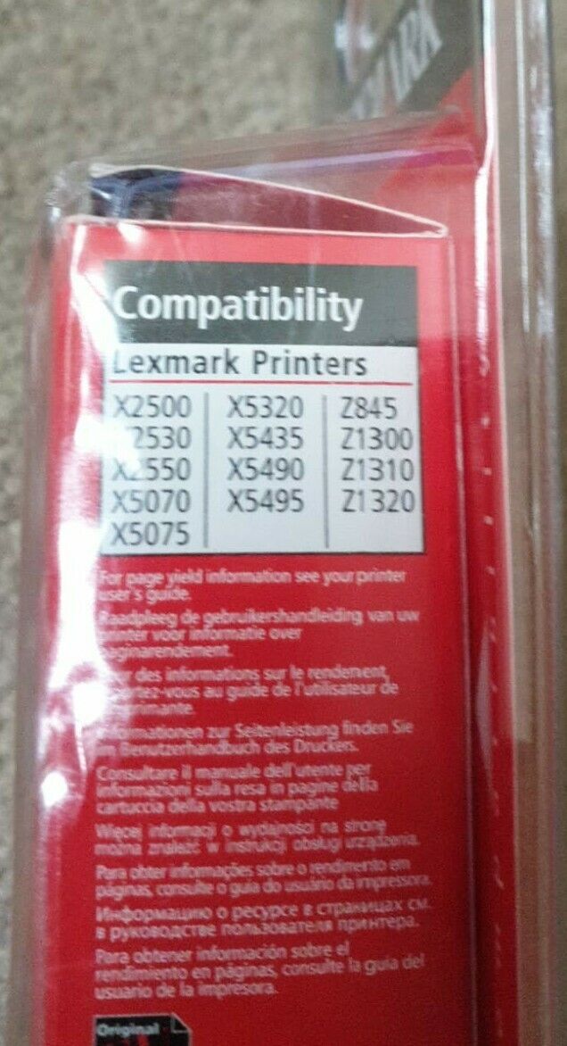 4x Lexmark 28 Black & Lexmark 29 Colour ink Cartridges - FREE DELIVERY VAT