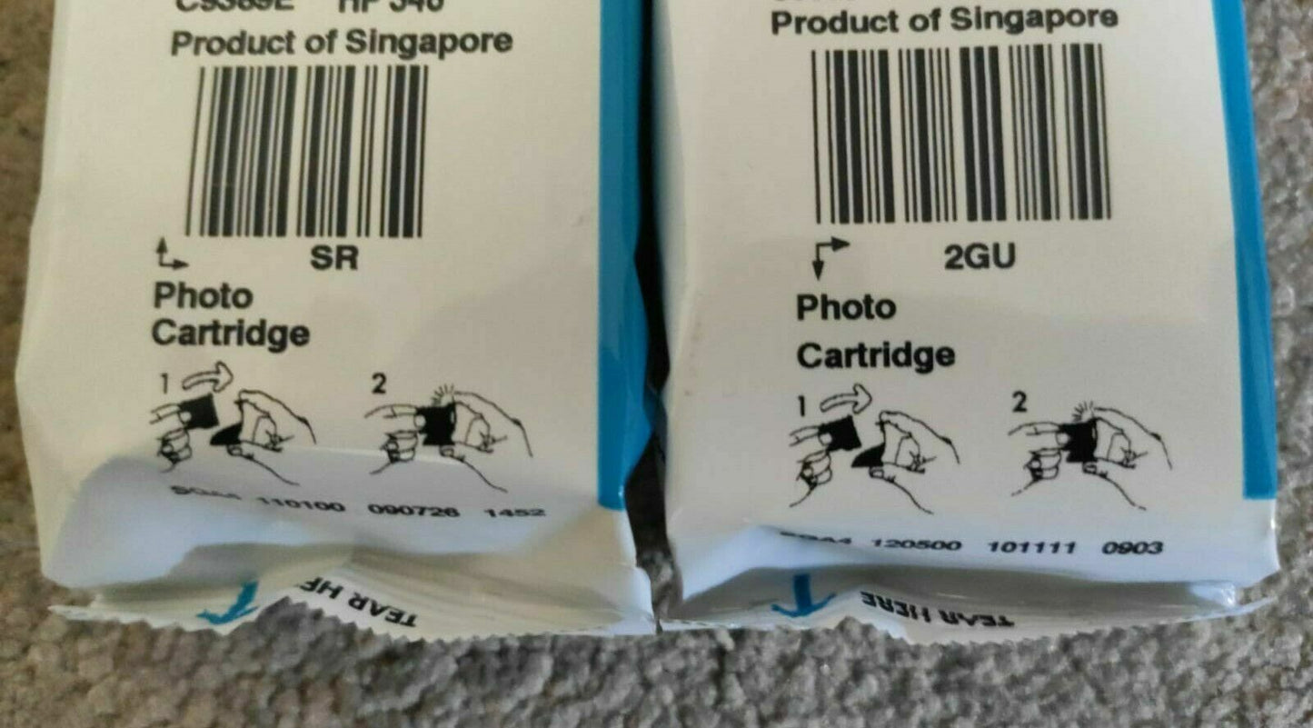 2x Geuine HP 348 Photo Ink Cartridges (C9369E) - FREE UK DELIVERY! VAT included