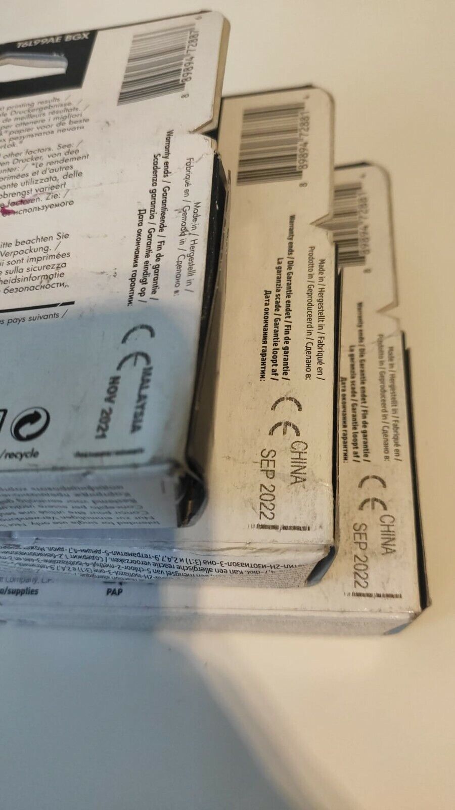 Genuine HP 903 Black + 2x Magenta Ink Cartridges 2021/22 dates FREE UK DELIVERY
