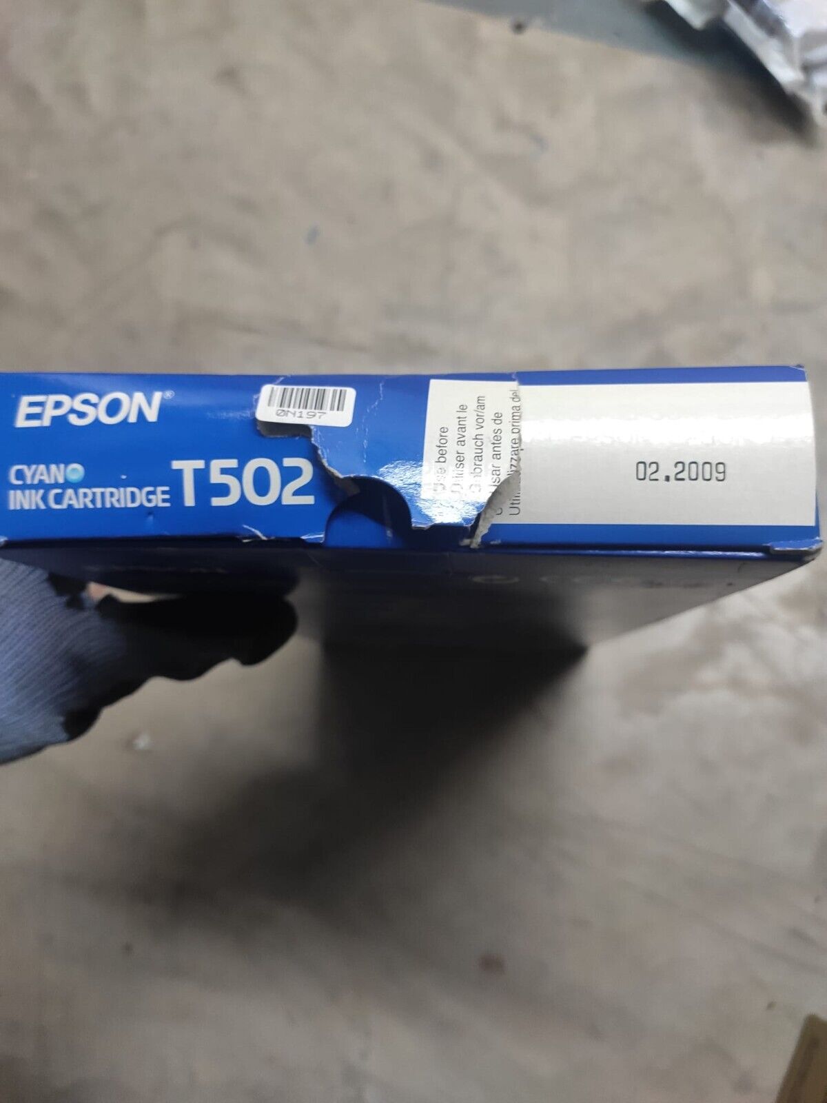 Genuine Epson T502 Cyan Ink Cartridge - STYLUS PRO 10000/10600 FREE UK DELIVERY
