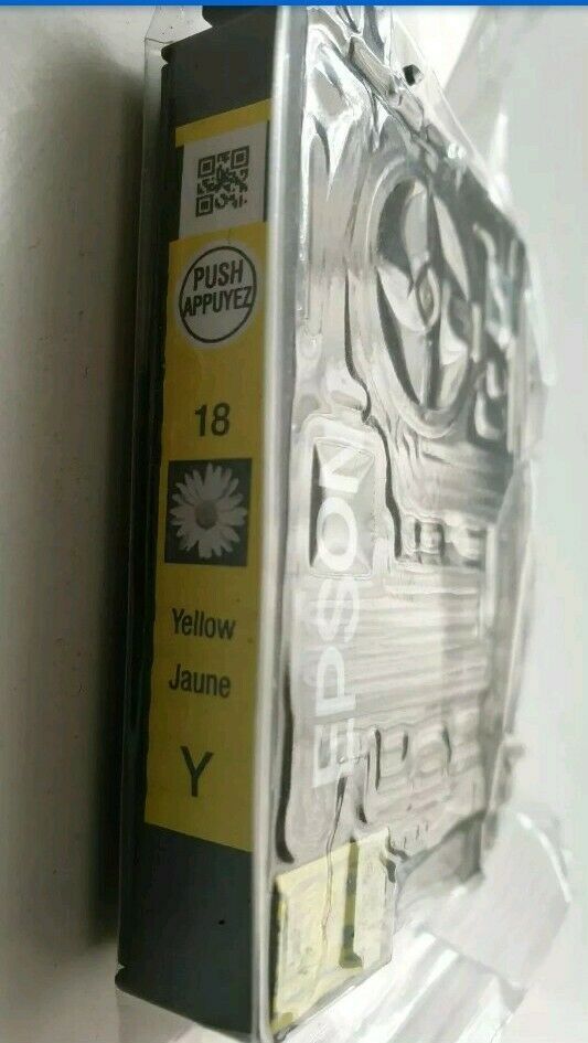 Genuine Epson 18 yellow ink cartridge (Daisy T1806) - FREE UK DELIVERY! VAT inc.