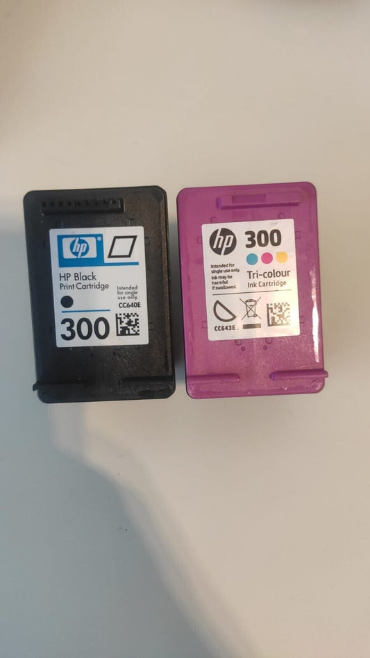 UNBOXED HP 300 Black & Colour ink cartridges (CC642EE CC643EE) FREE UK DELIVERY