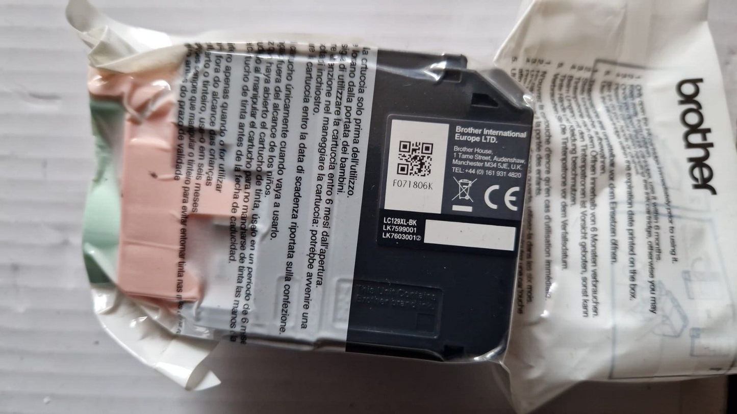 Genuine Brother LC129XL Black Ink Cartridges - FREE UK DELIVERY! - VAT inc.