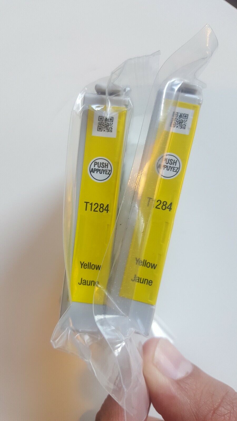 2x Genuine EPSON T1284 Yellow Ink Cartridges (T1284) - FREE UK DELIVERY!