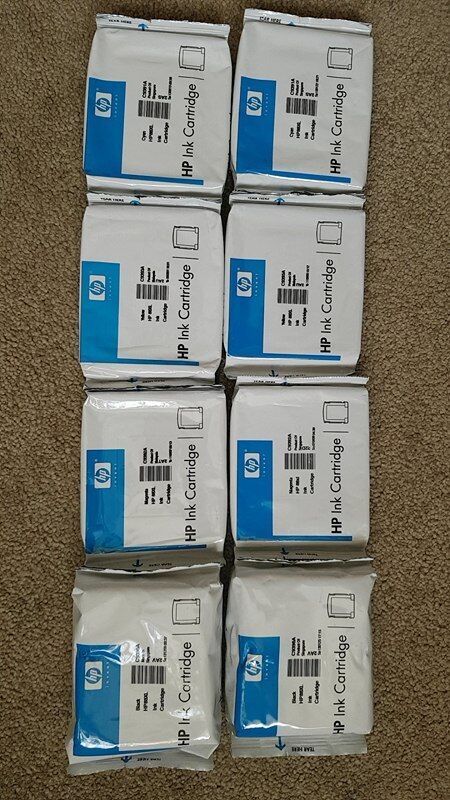 2x Genuine HP 88XL Black Cyan Magenta Yellow Ink Cartridges - C9395A/91A/92A/93A