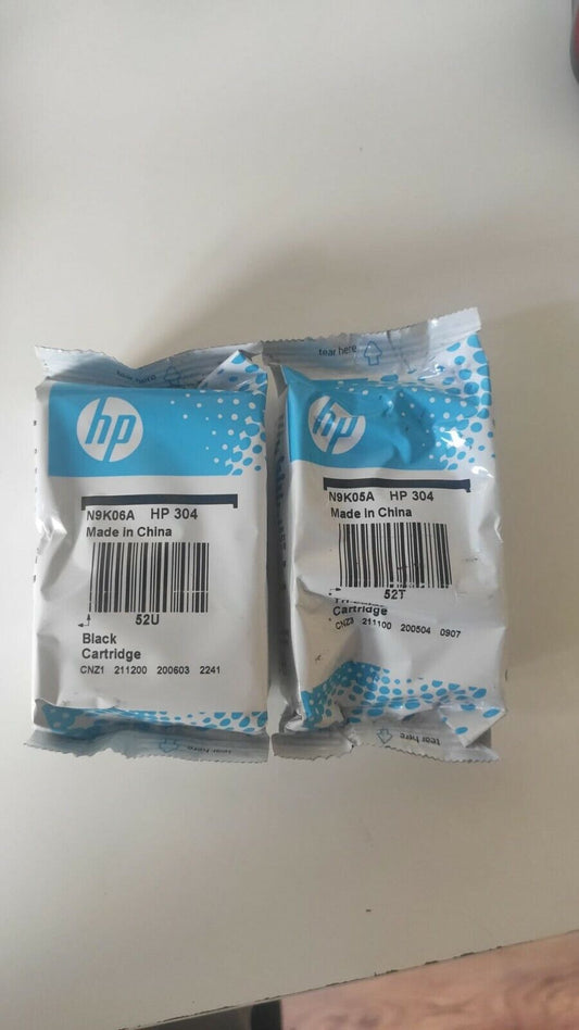 Genuine HP 304 Black & Colour Ink Cartridges - FREE UK DELIVERY - VAT included