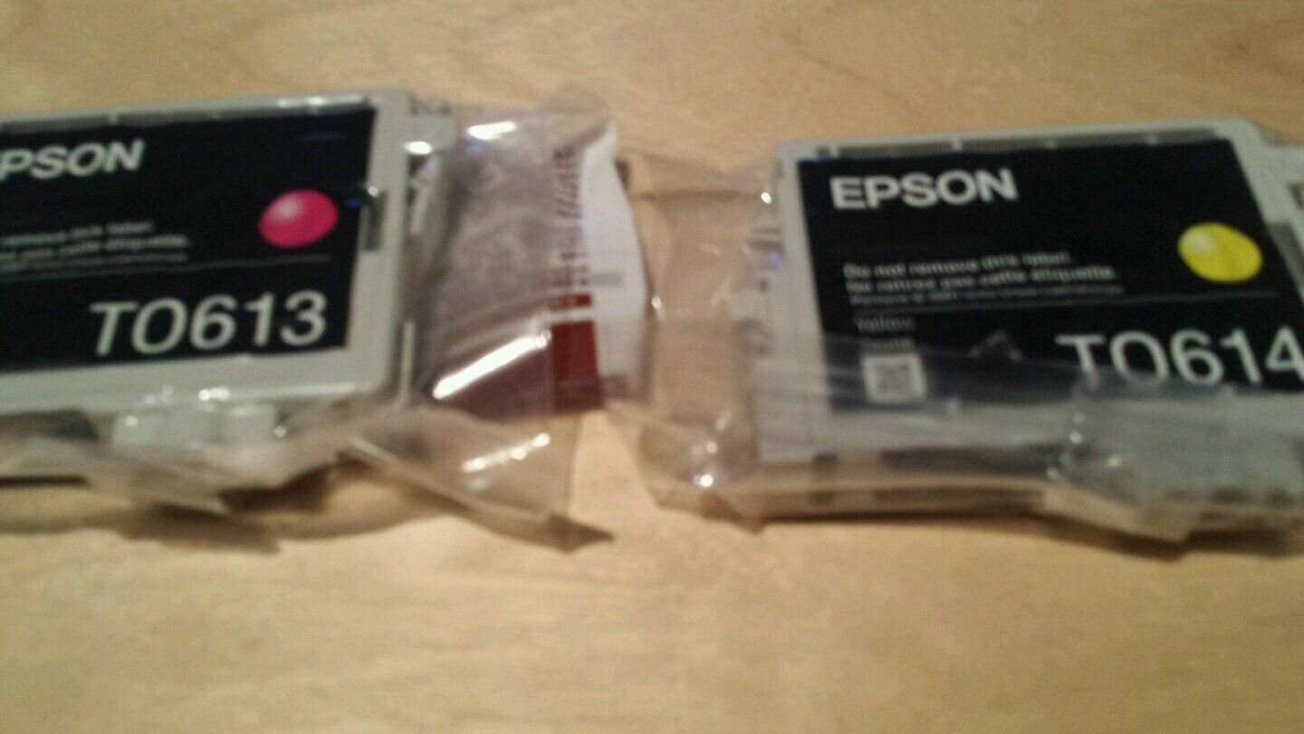 Genuine Epson T0615 Ink Cartridges Teddy Stylus DX3800 DX4200 DX4800