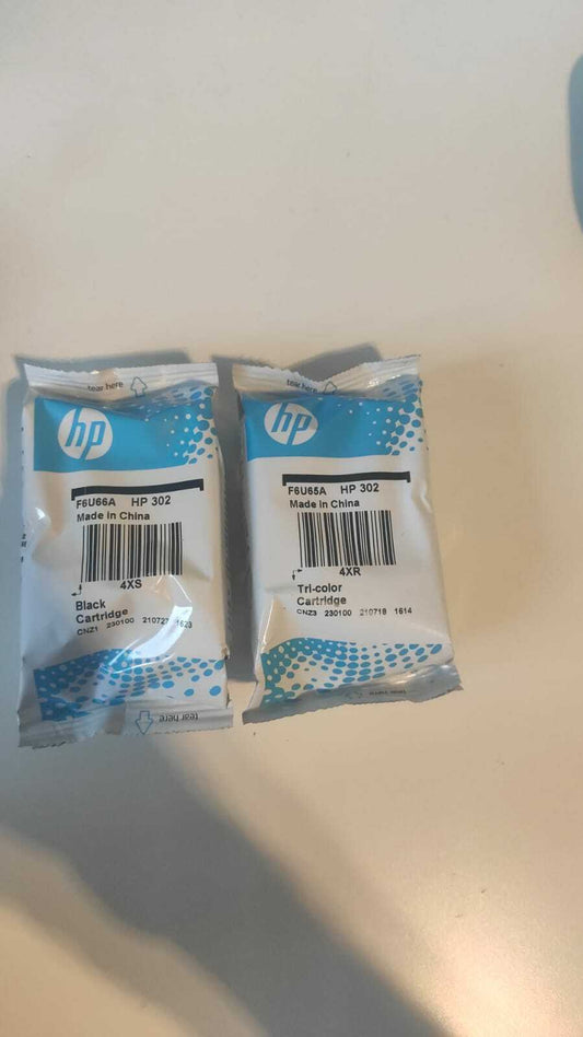 Genuine HP 302 Black & Colour Ink Cartridges (X4D37AE) - FREE UK DELIVERY!
