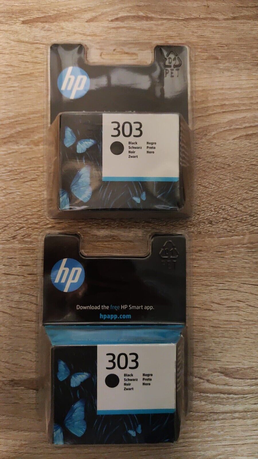 2x Genuine HP 303 Black Ink Cartridges (T6N02AE) - FREE UK DELIVERY! VAT inc.