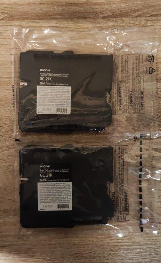 Genuine Ricoh GC21 / GC21H High Yield Ink Cartridges - FREE UK DELIVERY! VAT inc