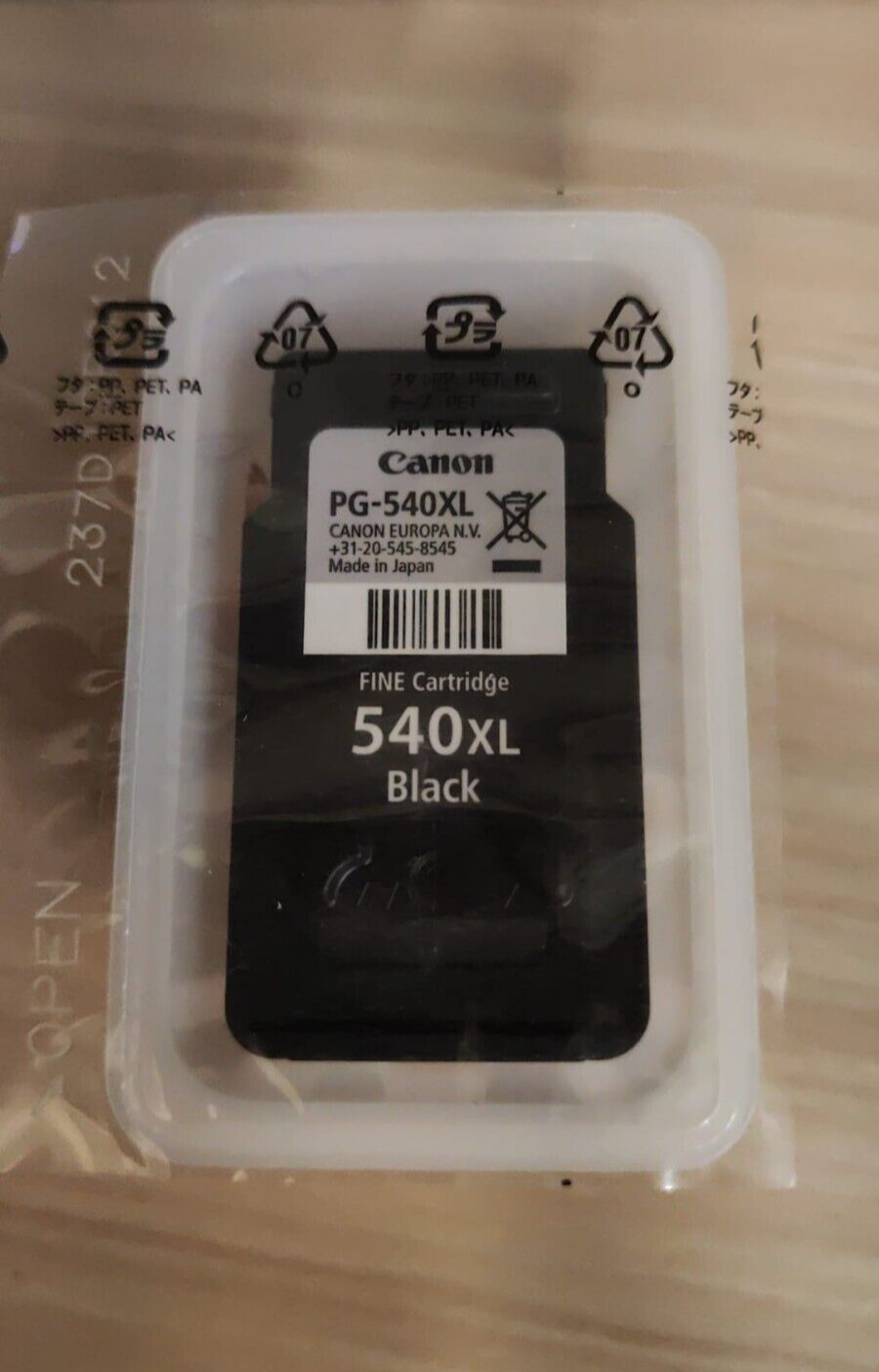 Genuine Canon PG-540XL Black Ink Cartridge - FREE UK DELIVERY! - VAT included