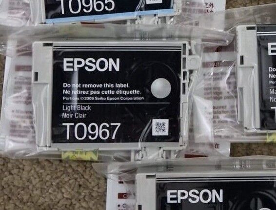 Genuine Epson T0961 T0962 T0963 T0964 T0965 T0966 T0967 T0968 T0969 inks lot