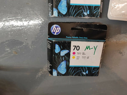 Genuine HP 70 lot of printheads - C9404/C9405/C9406A/C9407A/C9408A/C9409A/C9410A