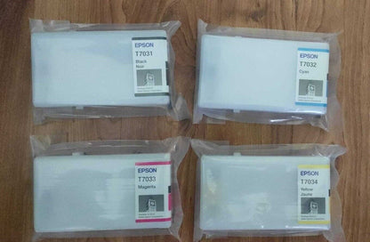 Genuine lot of Epson T7031 T7032 T7033 T7034 ink cartridges - FREE UK DELIVERY!
