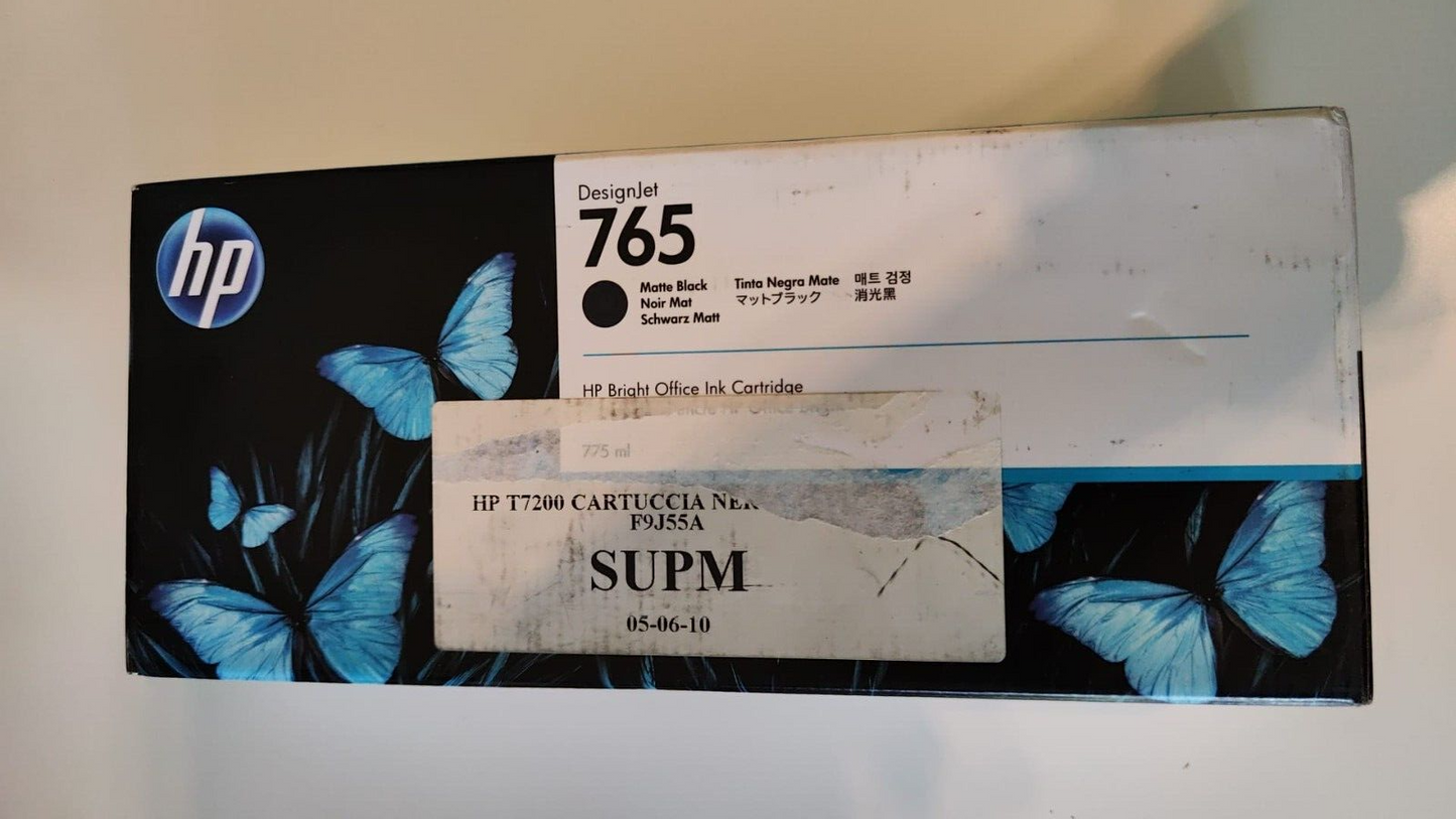 Genuine HP 765 Matte Black Ink Cartridge (F9J55A) -  FREE UK DELIVERY! VAT inc.
