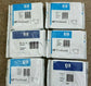 Genuine lot of HP 81 Printhead and Cleaners (C4950-C4955A) - VAT included