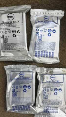 Genuine DELL 31, 33 and 34 Ink Cartridges - FREE UK DELIVERY - VAT included
