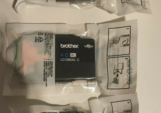Genuine lot of Brother LC1280XL Ink Cartridges - FREE UK DELIVERY - VAT inc.