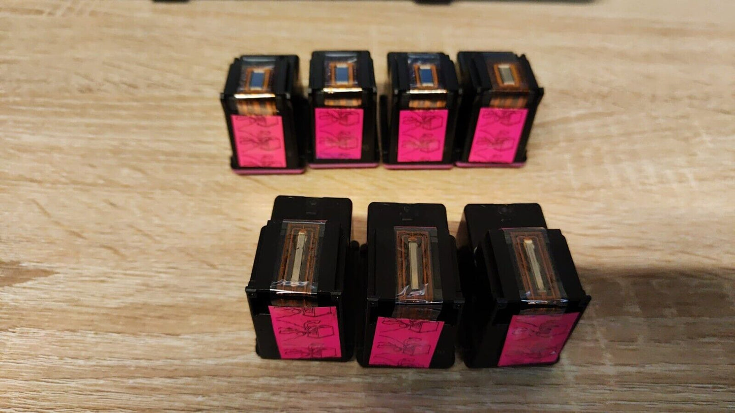 7x Genuine HP 60XL Black & Color Ink Cartridges (UNUSED) - FREE SHIPPING!
