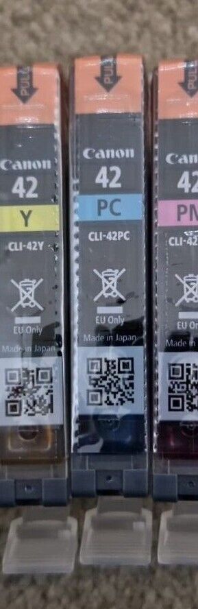 Genuine Canon CLI-42 Ink Cartridges lot - FREE UK DELIVERY! VAT included