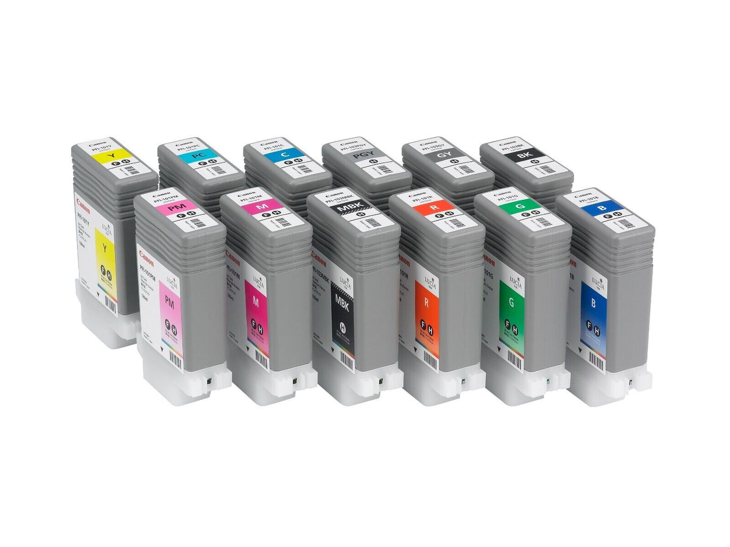 Genuine lot of Canon PFI-101 Ink Cartridges - FREE UK DELIVERY - VAT included