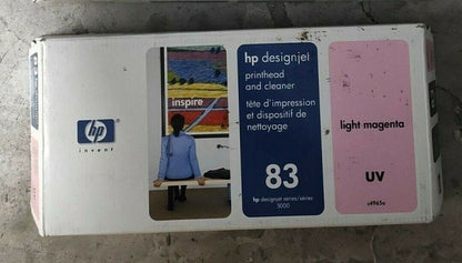Genuine lot of HP 83 UV Printheads and Cleaners (C4960A-65A) DesignJet 5000 VAT