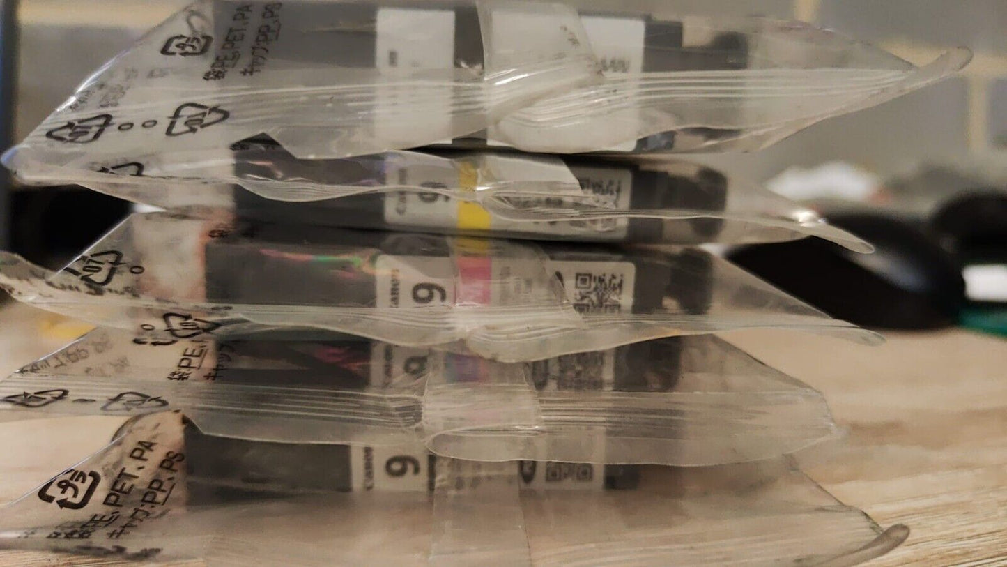 Genuine Canon PGi-7 Black & PGi-9 Colour Ink Cartridges lot - FREE UK DELIVERY!