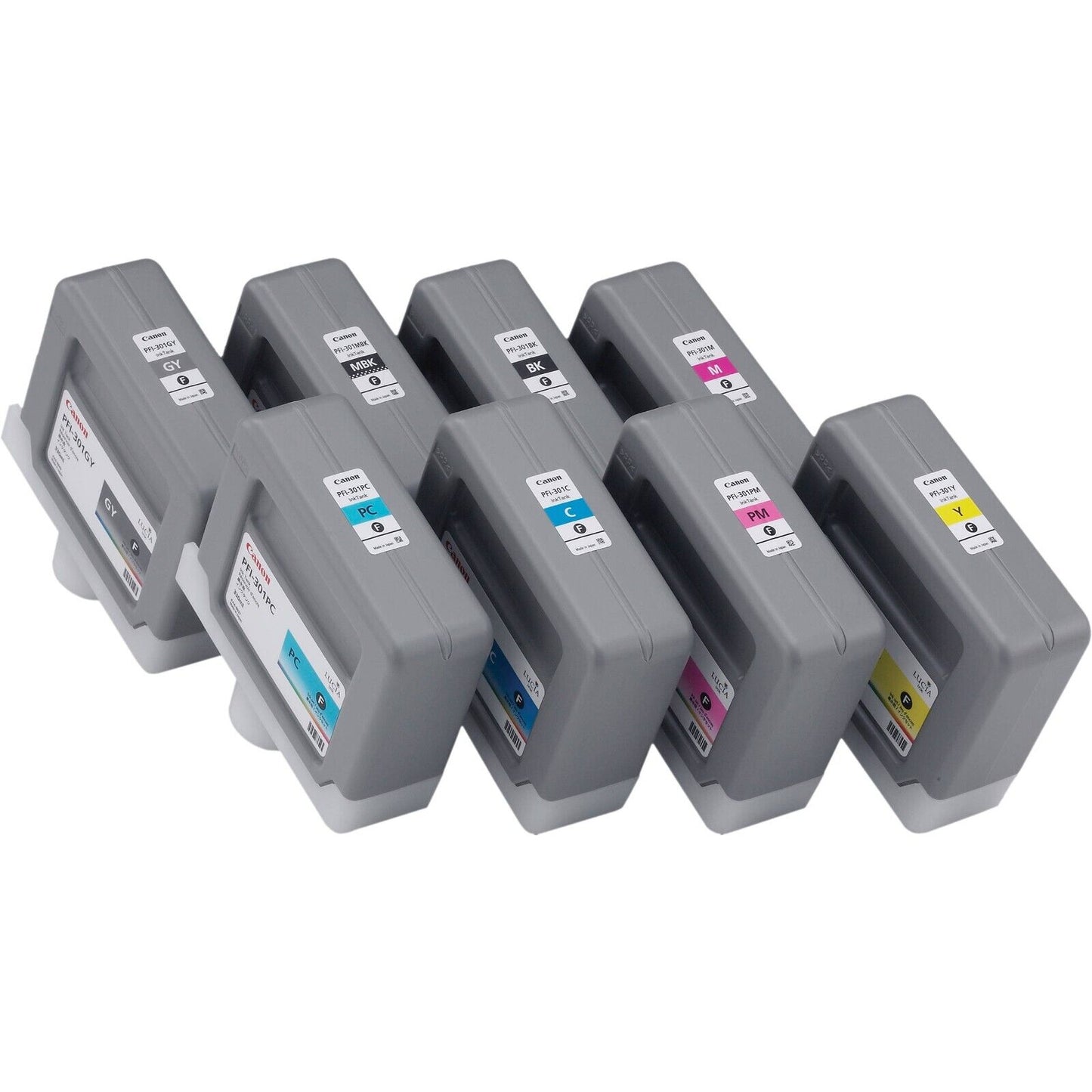 Genuine lot of Canon PFI-301 Ink Cartridges - FREE UK DELIVERY - VAT inc.