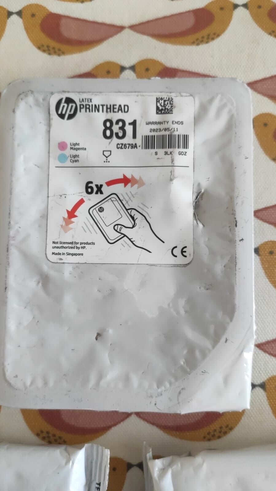 3x Genuine HP 831 Printheads (2x CZ679A + 1x CZ680A) FREE UK DELIVERY! VAT inc.