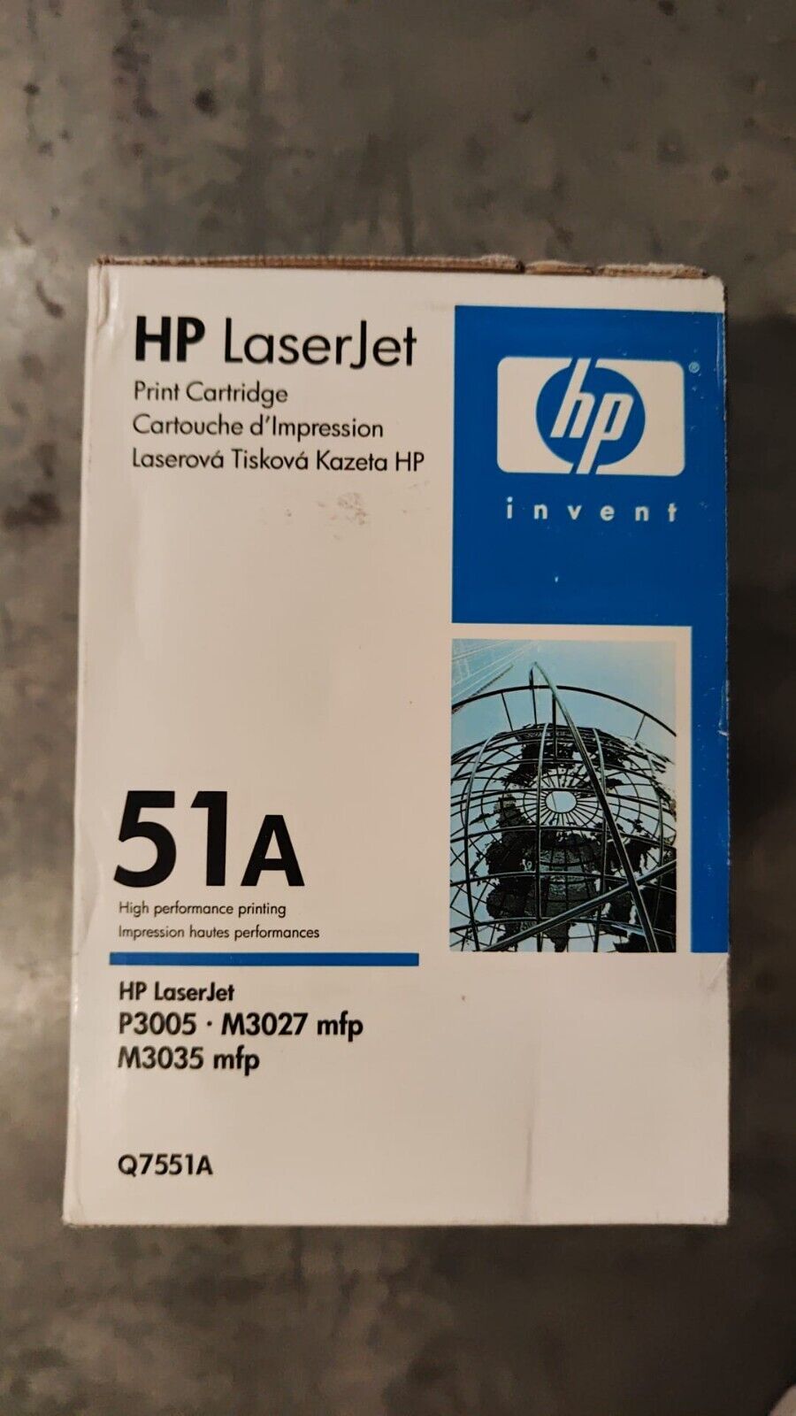 Genuine HP 51A Black Toner Cartridge (Q7551A) - FREE UK DELIVERY! - VAT included